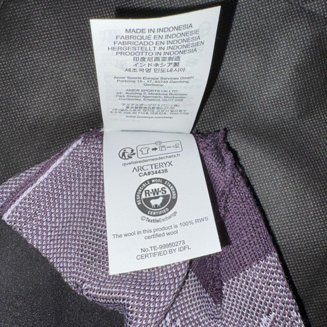 【新品】ARC'TERYX ビーニー 紫