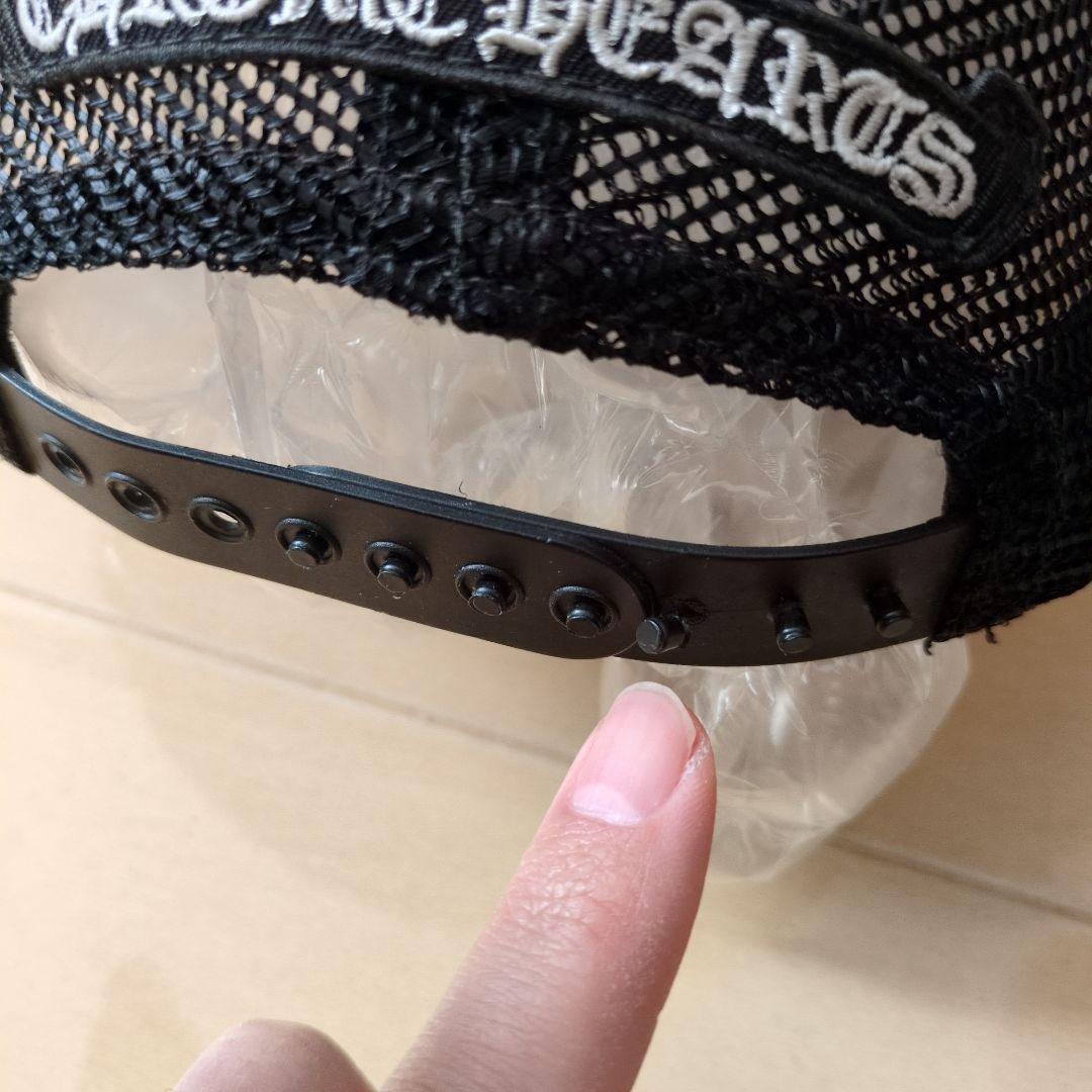 CHROME HEARTS ブラックメッシュキャップ