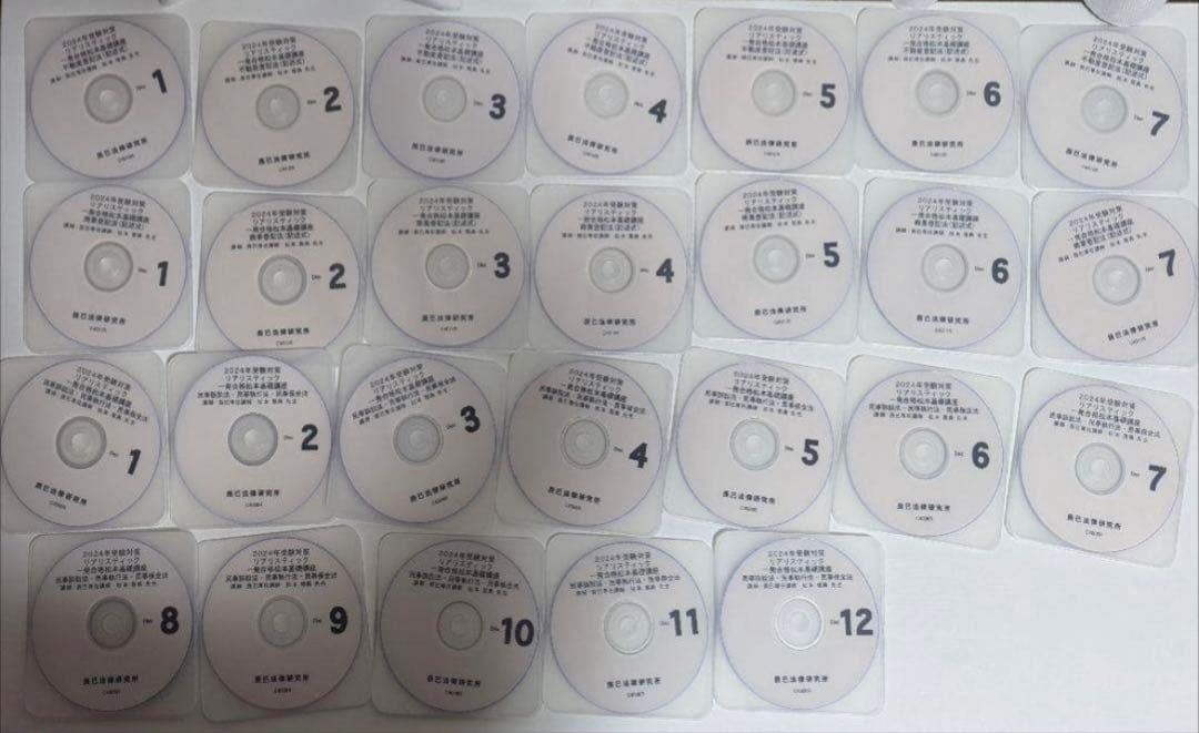 2024 リアリスティック司法書士試験講座基礎講座DVD　記述式含む全科目セット