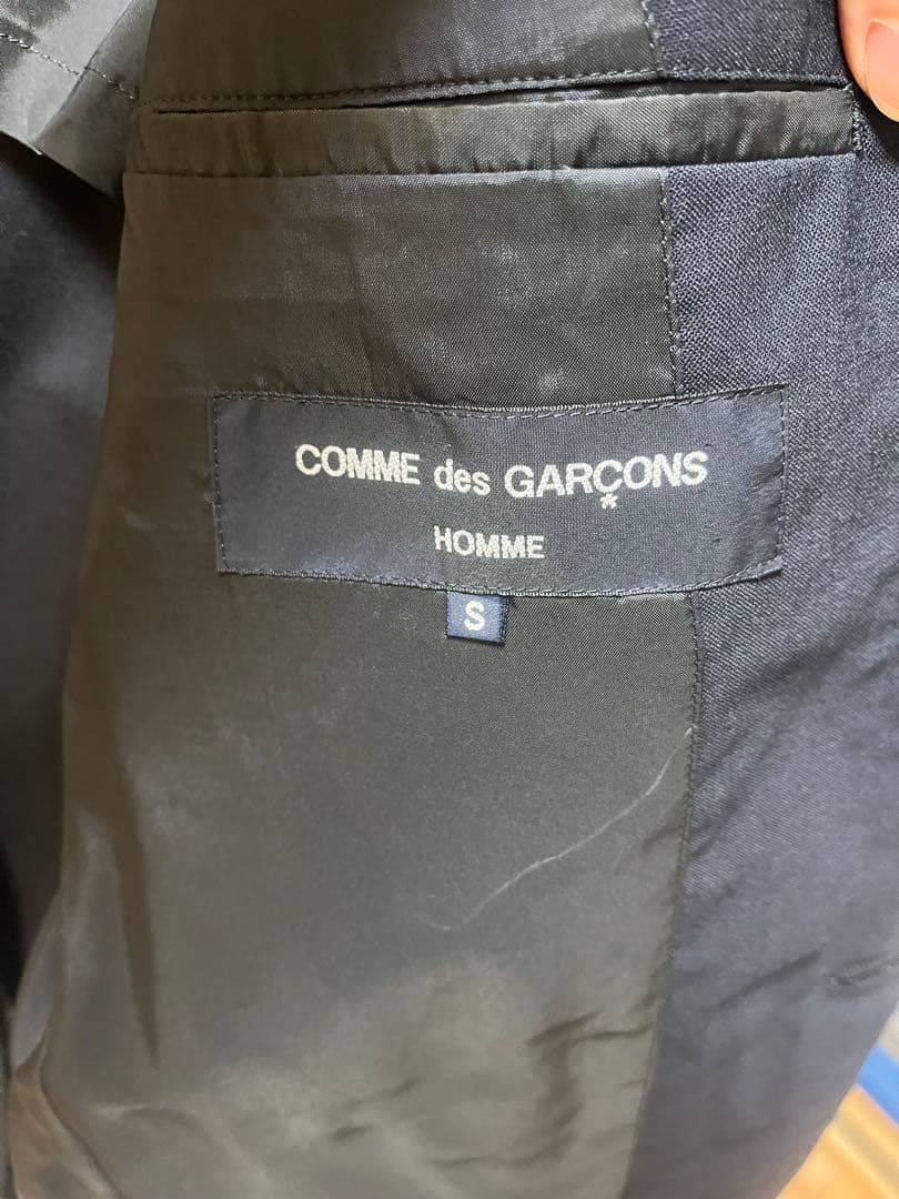 く*わ様 COMME des GARÇONS ネイビー テーラードジャケット S