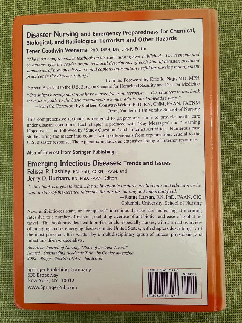 洋書 Disaster Nursing and Emergency Preparedn