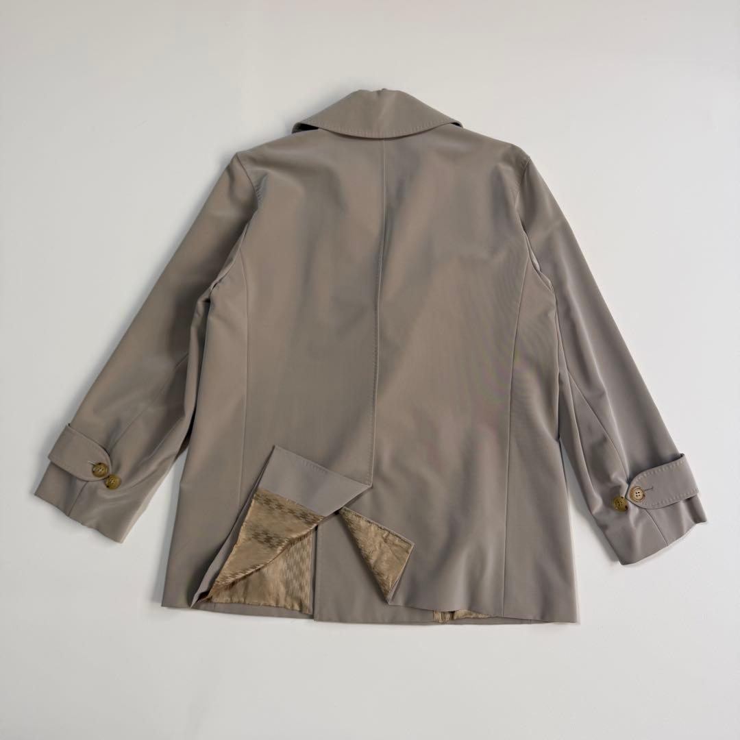 銀タグ✨ MaxMara イタリア製 ショートコート 40 裏地ロゴモノグラム