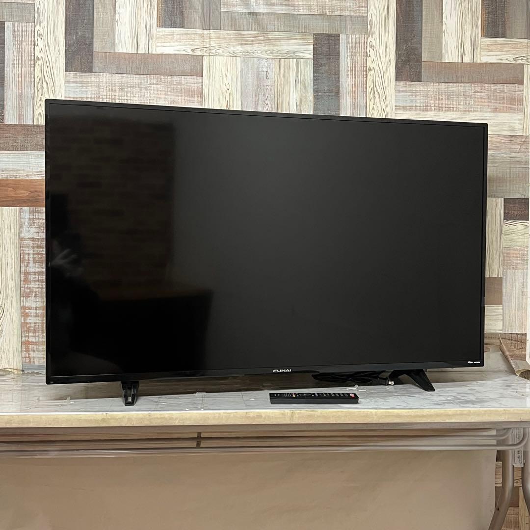 全国送料込❣️フナイ 50型 4K液晶TV地デジBSCSチューナー内蔵外付HDD