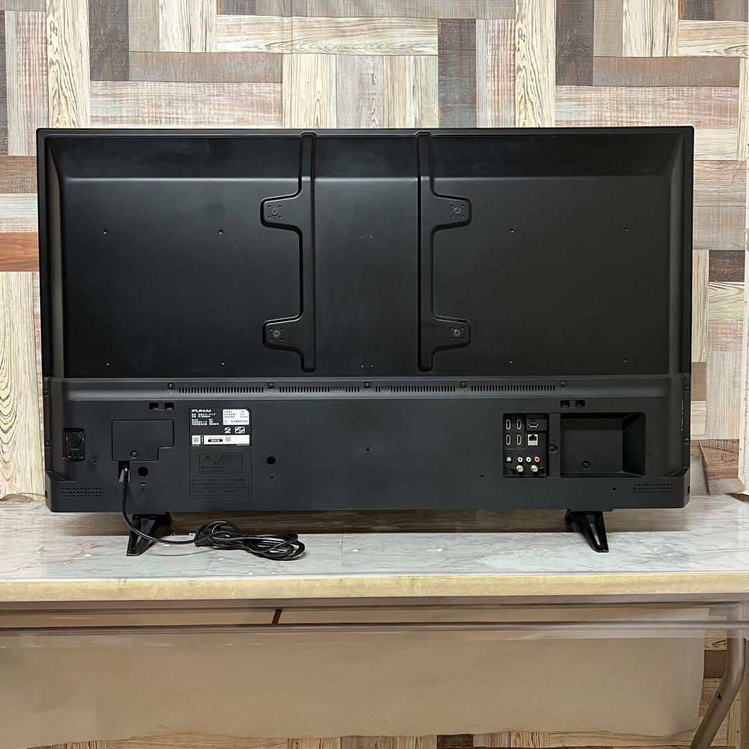 全国送料込❣️フナイ 50型 4K液晶TV地デジBSCSチューナー内蔵外付HDD