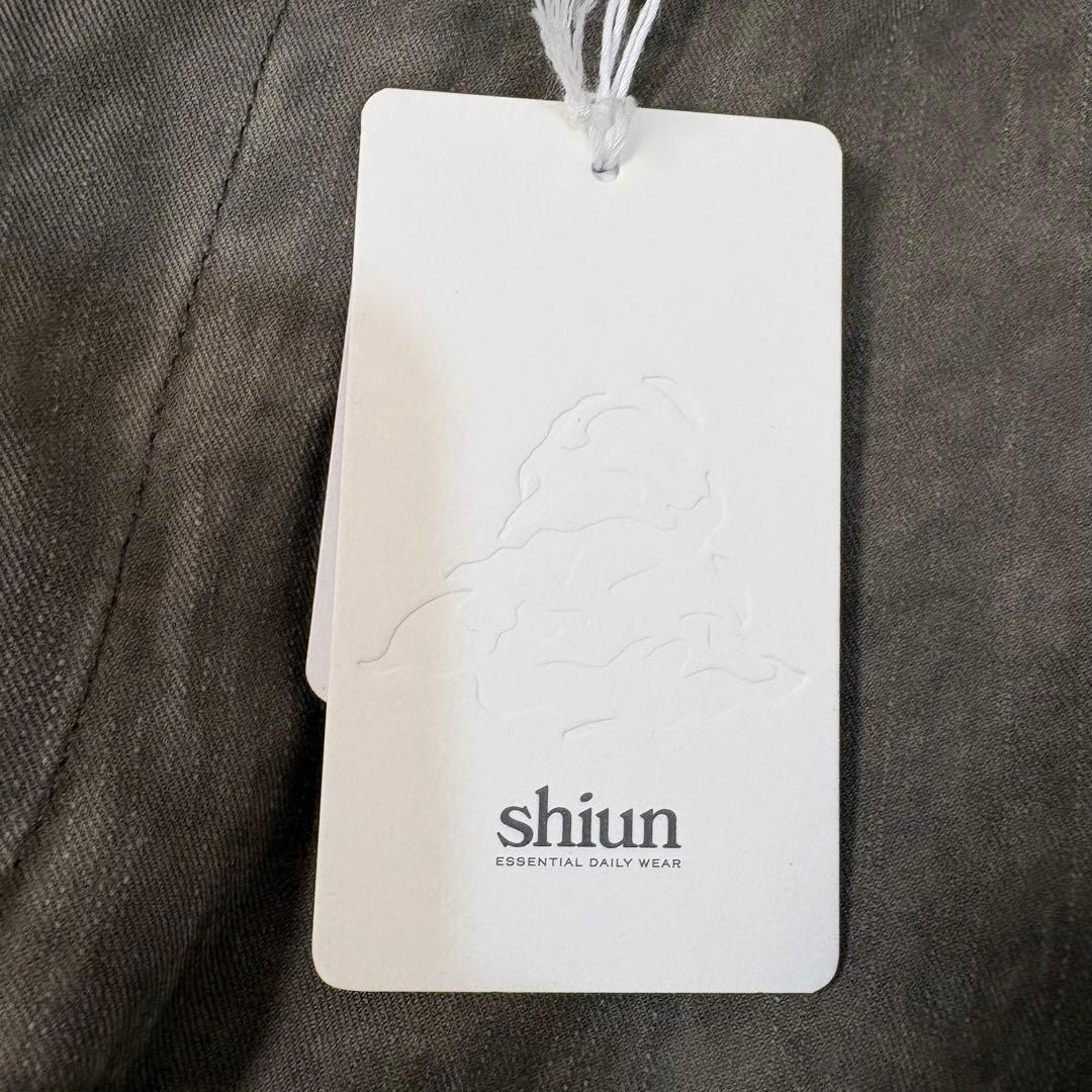 パンツ shiun FADED COTTON TROUSERS