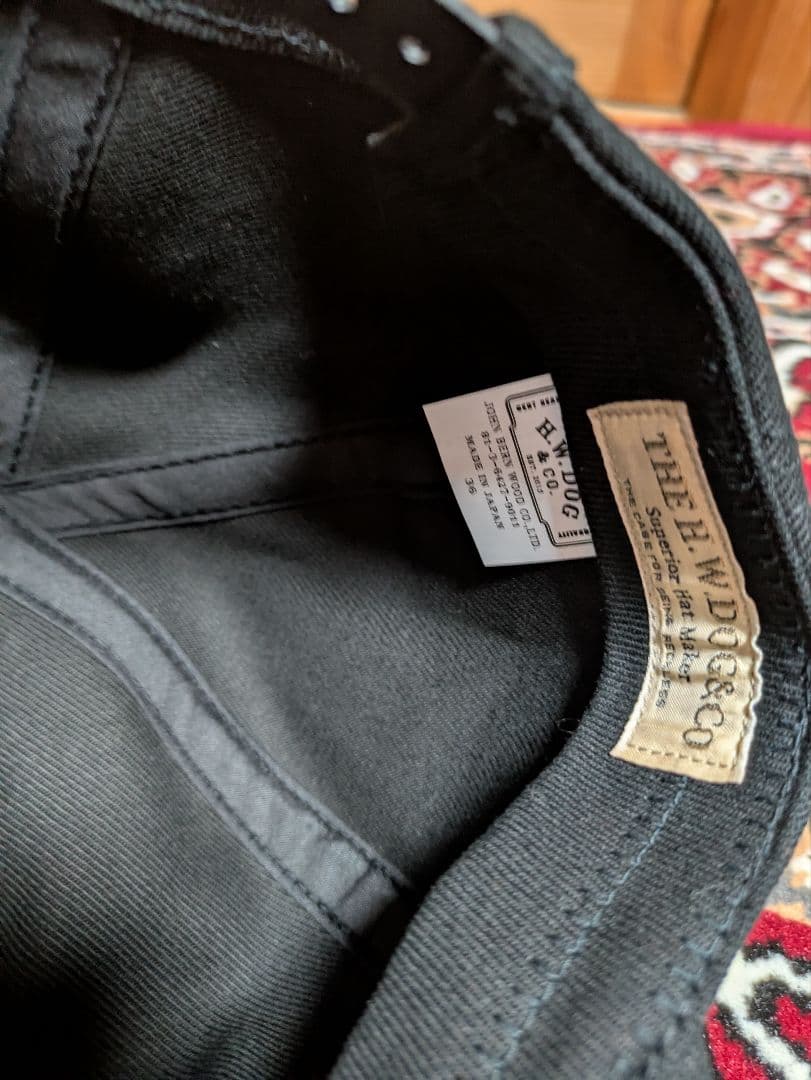 THE H.W.DOG&CO. TRUCKER CAP ブラック 36 新品
