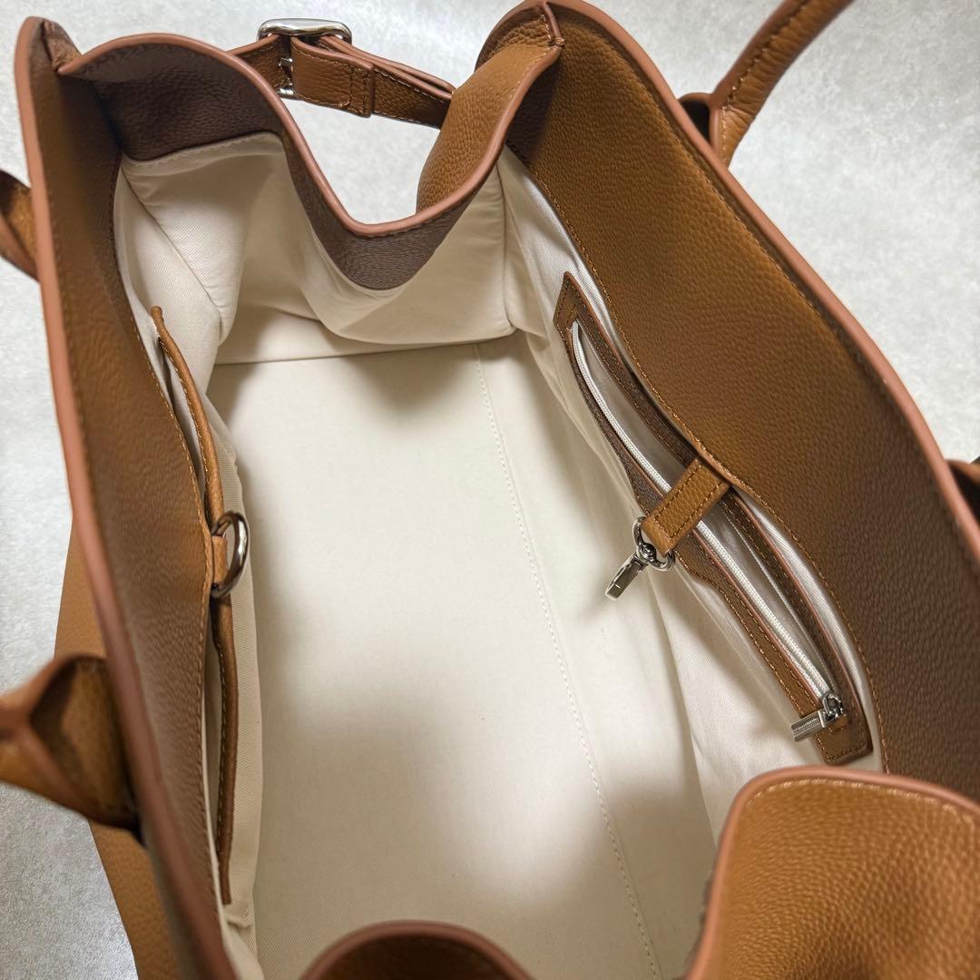 【JISTORY】ジストリー　SIDE BELT BOSTON BAG キャメル