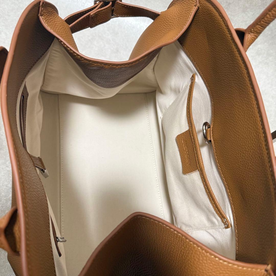 【JISTORY】ジストリー　SIDE BELT BOSTON BAG キャメル