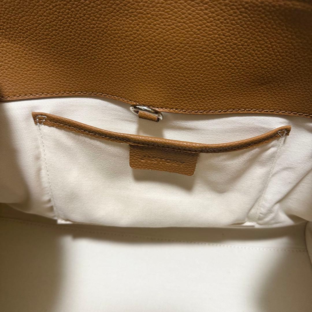 【JISTORY】ジストリー　SIDE BELT BOSTON BAG キャメル
