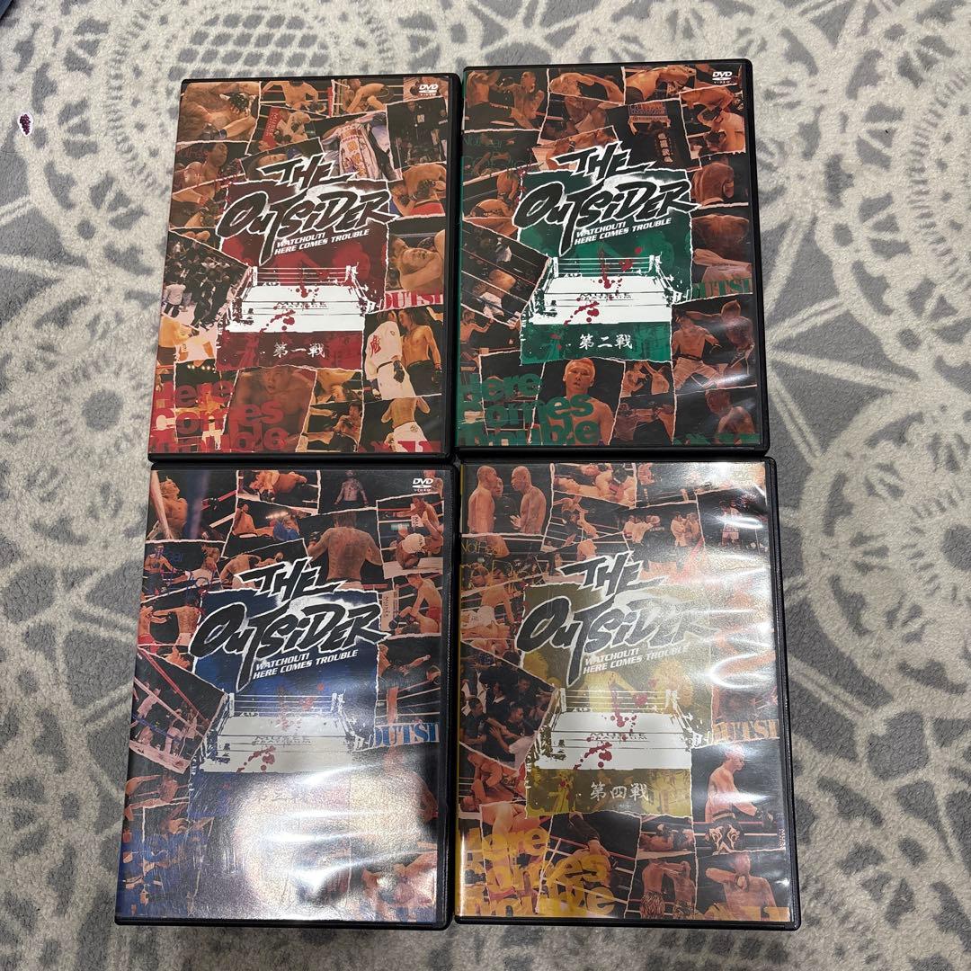 正規品ジ・アウトサイダー DVD 1〜13セット　格闘技　朝倉未来　前田日明