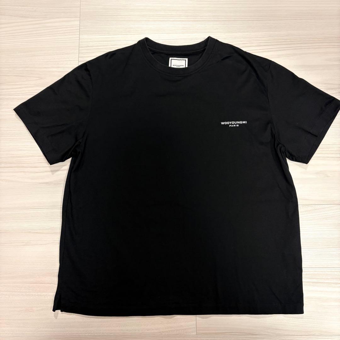 WOOYOUNGMI 花柄プリント Tシャツ ブラック