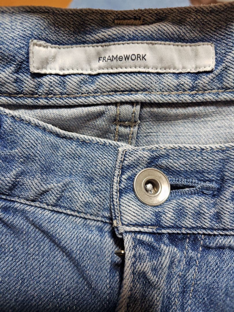 フレームワーク　denim ストレートレッグ パンツ　38