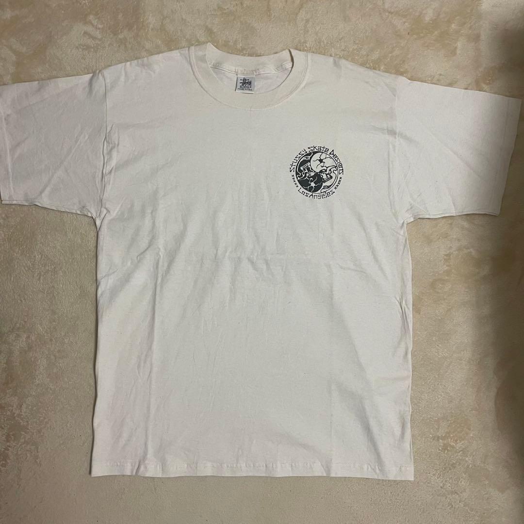 USA製 OLD Stussy Tシャツ XL ステューシー ナチュラル きなり