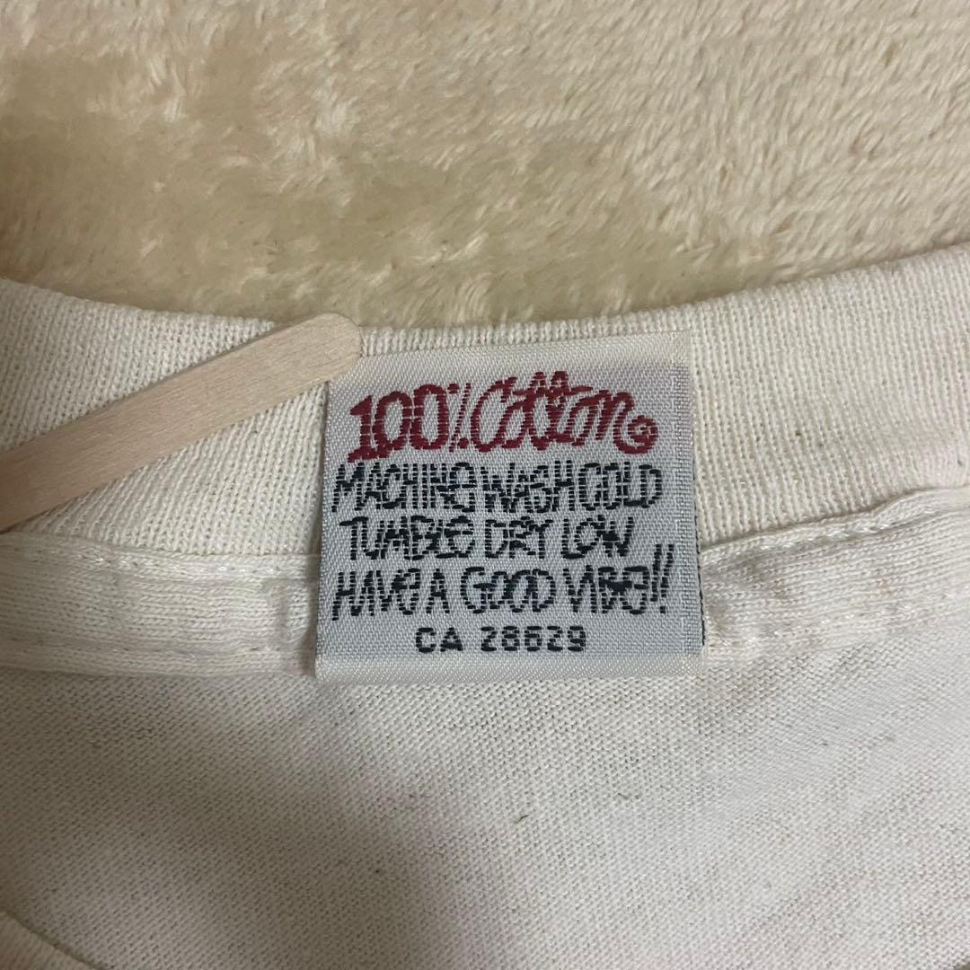 USA製 OLD Stussy Tシャツ XL ステューシー ナチュラル きなり