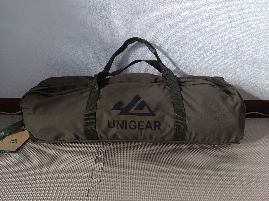 Unigear tcヘキサタープ 5m延長ベルト付き 4.2ｍｘ4.1ｍ