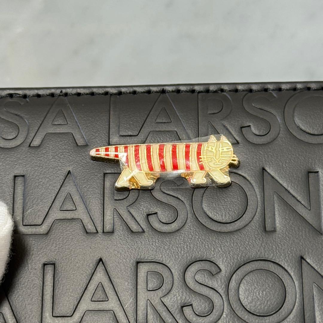 新品 未使用 リサ・ラーソン LISA LARSON 本革 二つ折り財布