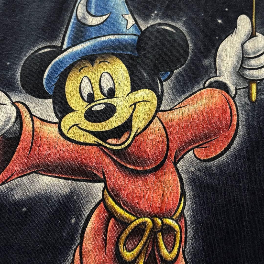 良クラ90s Disneyディズニー FANTASIA ミッキー Tシャツ L
