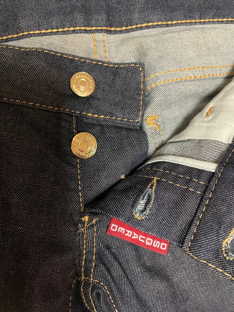 極美品✨ DSQUARED2 イタリア製　38 美シルエット 赤タグ　濃紺