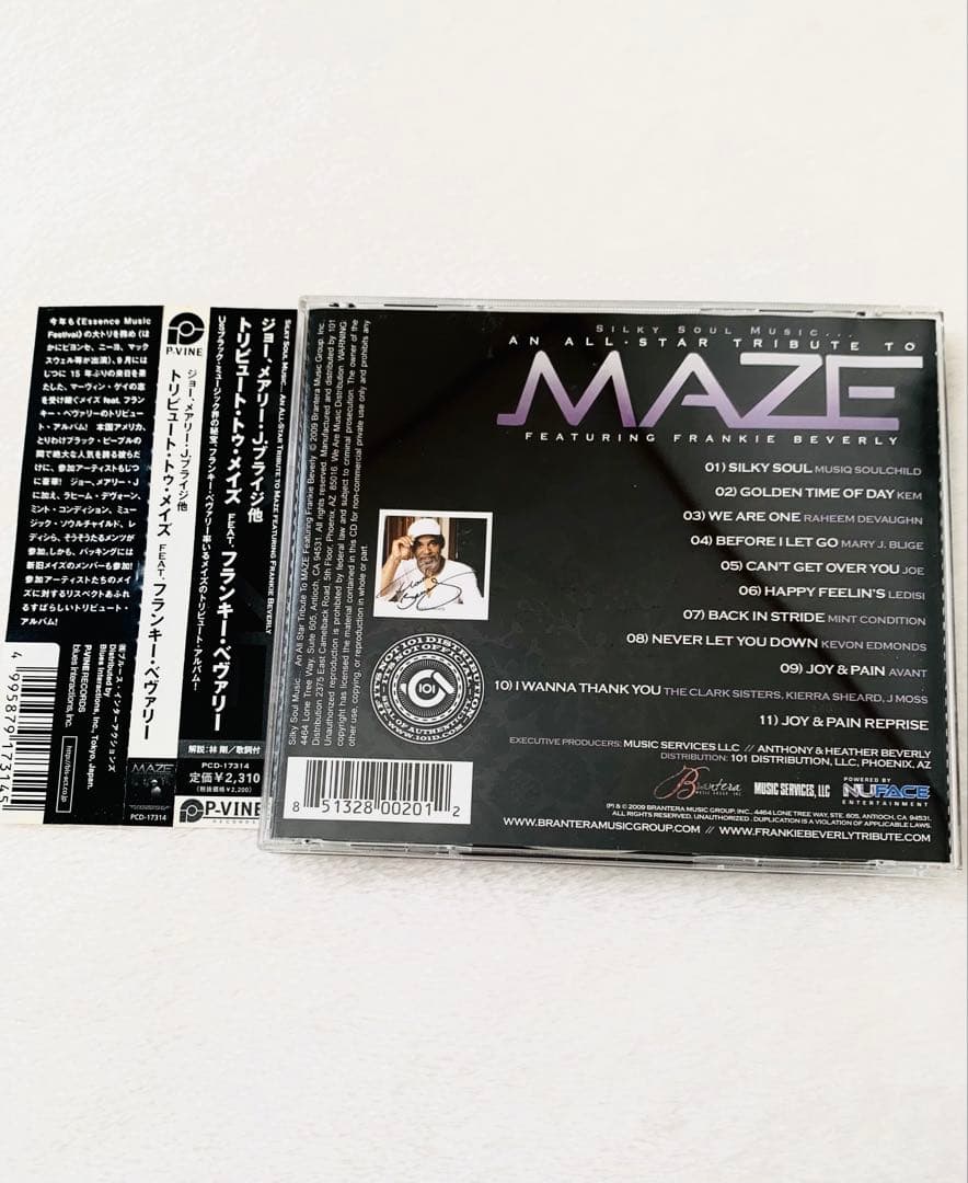 レア帯付き廃盤MAZEメイズ&フランキービヴァリーCDレコードSOUL R&B