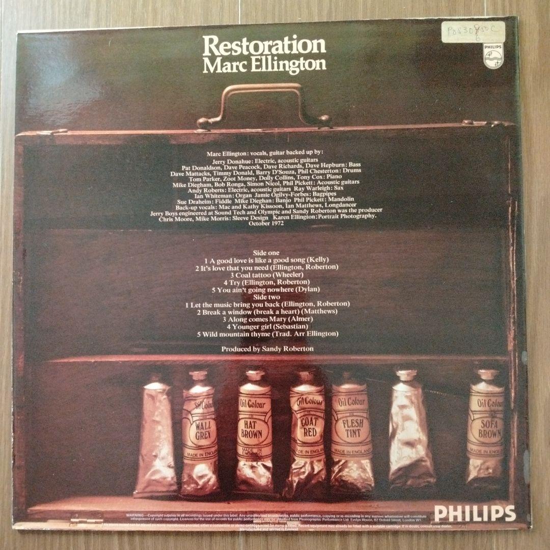 651 Marc Ellington / Restorationレコード