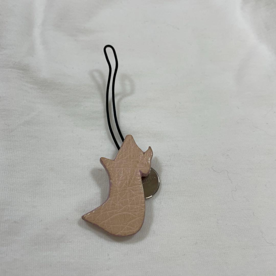 ボッテガべネタ　ストラップ　チャーム　ぶた　ピンク