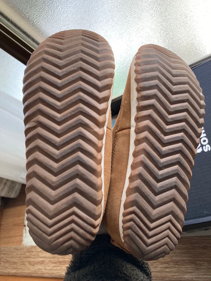 再！値下げSOREL ムートンブーツアウト アンド アバウト ブーティー25cm