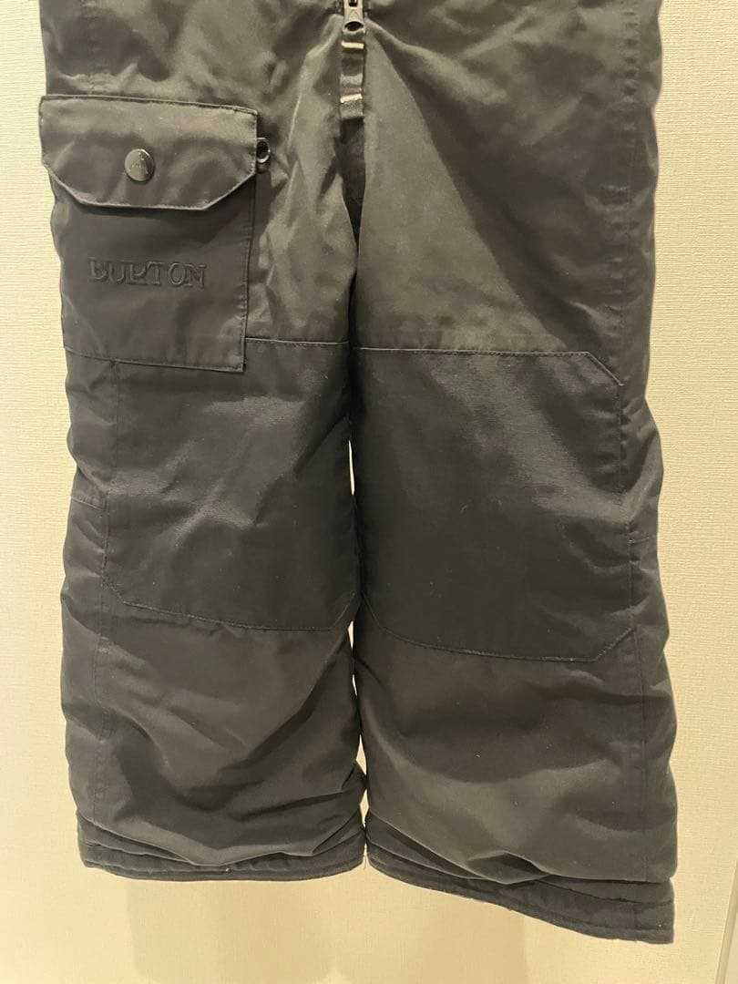【極美品】Burton スノーボードウェア キッズ　4T ビブパンツ　ブラック
