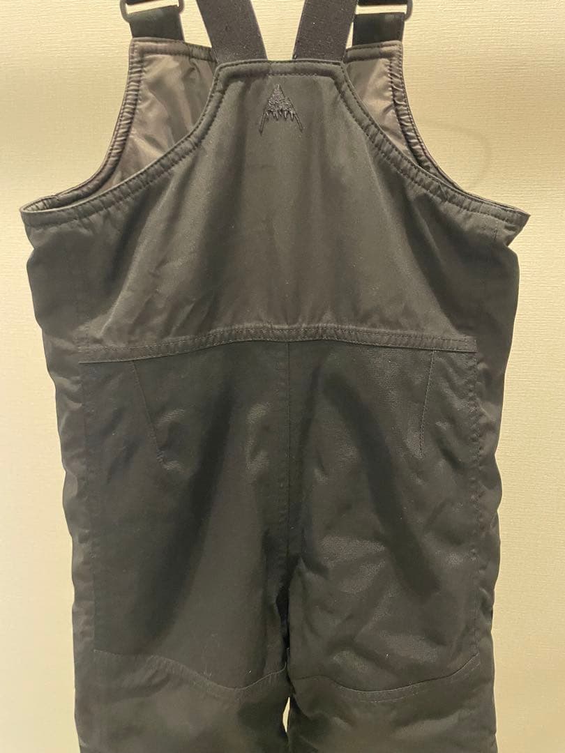 【極美品】Burton スノーボードウェア キッズ　4T ビブパンツ　ブラック
