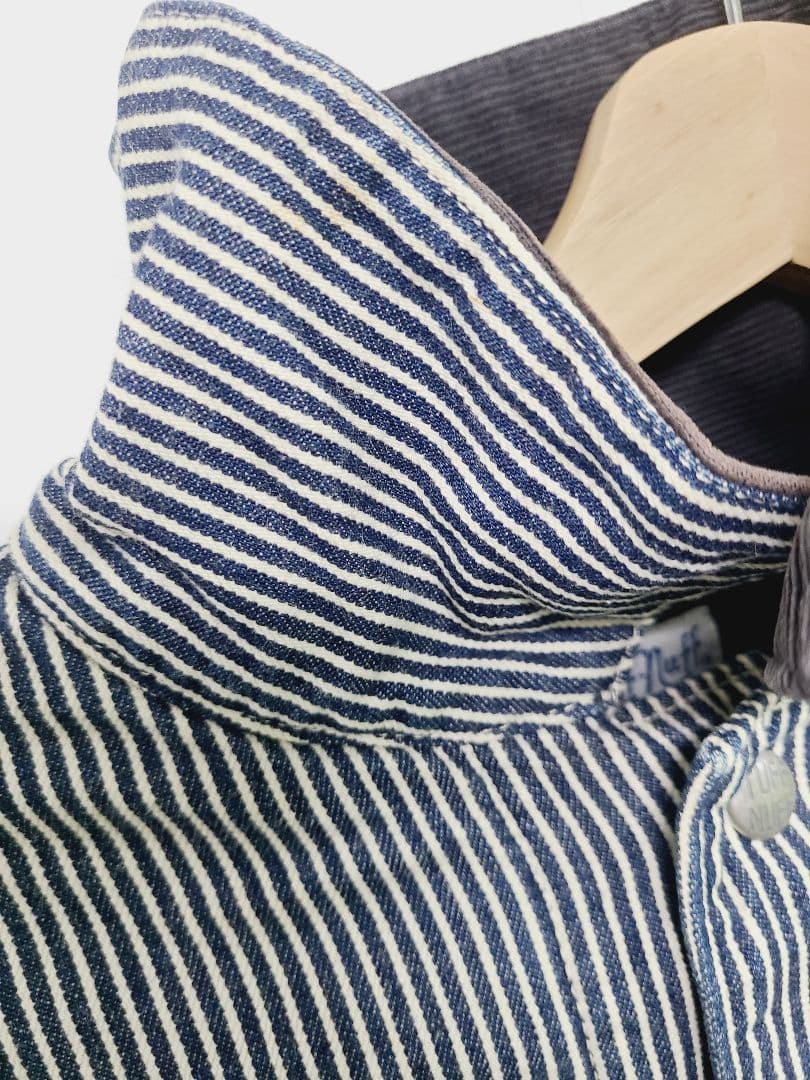 RADIALL ブランケット　カバーオール　ヒッコリー　L