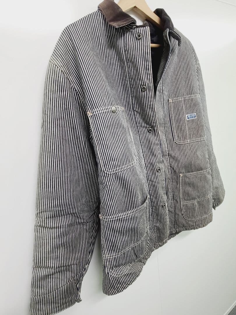 RADIALL ブランケット　カバーオール　ヒッコリー　L