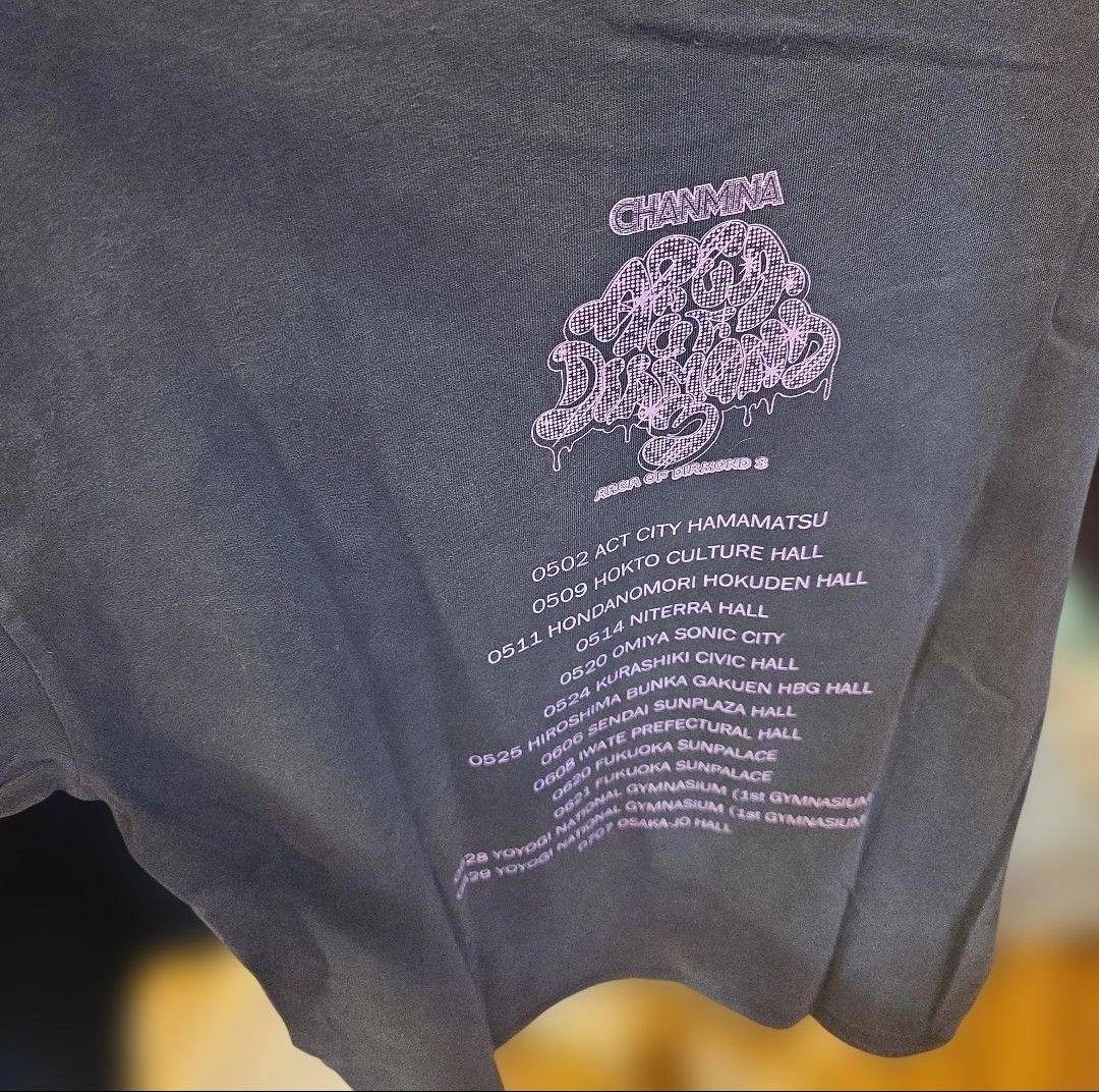 CHANMINA★エリアオブダイアモンド3★ブラックTシャツ L サイズ