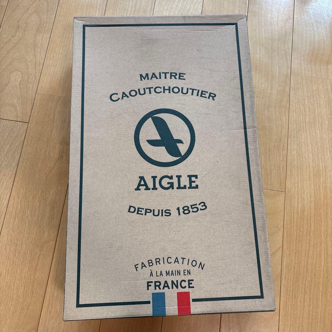 【お値下げしました】AIGLE レインブーツ シャンタベル ブラック 38