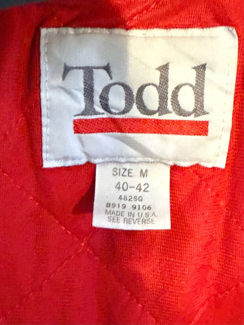 最終値下Todd ワークジャケット ヴィンテージ アメリカ製 裏地キルティング