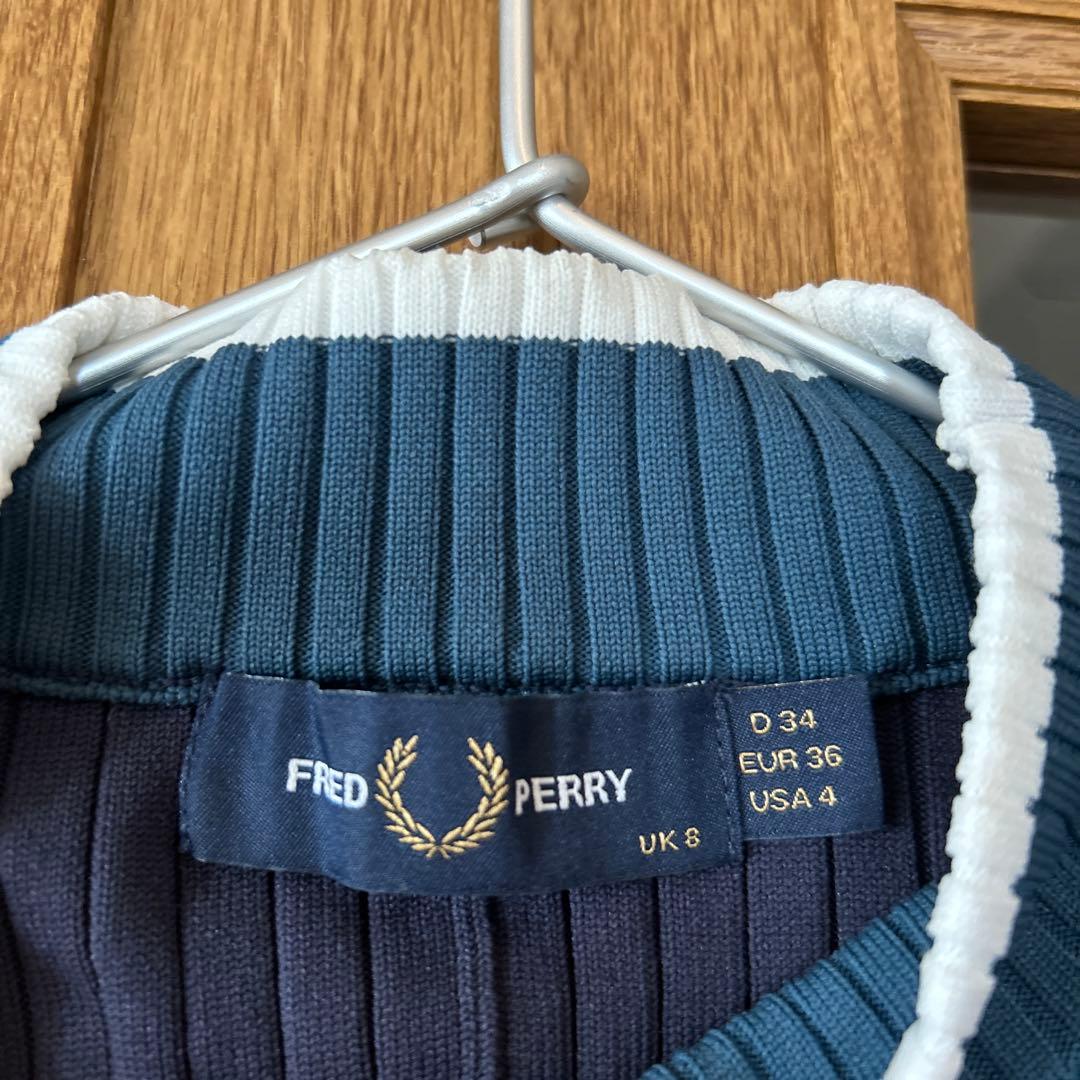フレッドペリー Mock Neck Dress ワンピース FRED PERRY