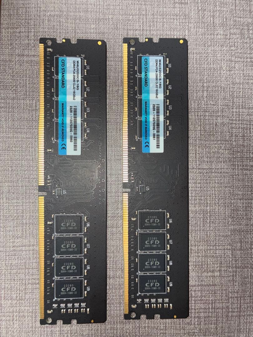 CFD DDR4メモリ32GB(16GBx2)