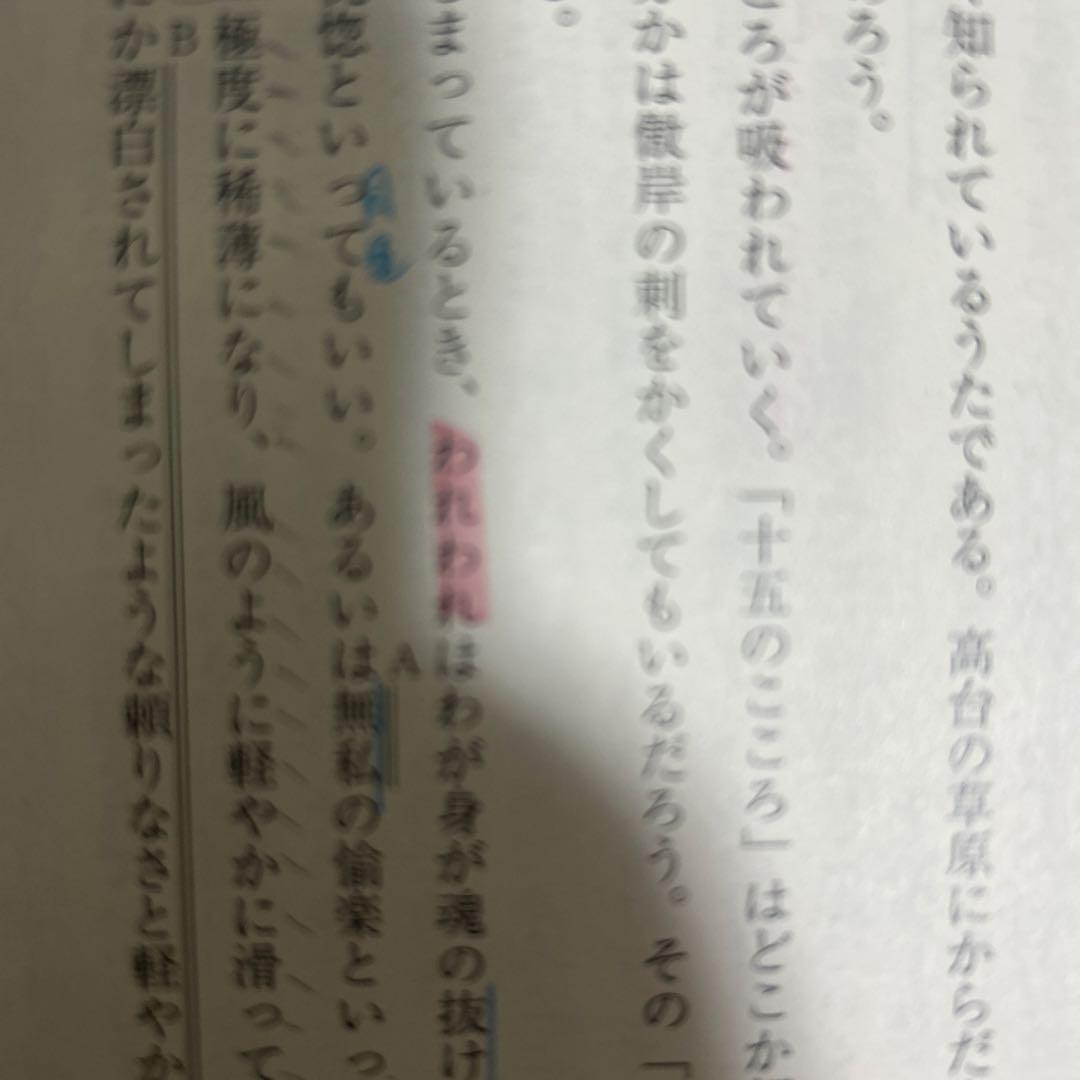 新 現代文Revolution 演習、霜栄先生板書付き