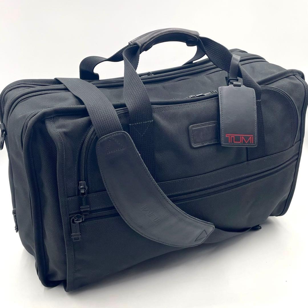 【美品】TUMI ボストンバッグ 2way ゴルフ ビジネス 大容量 ナイロン黒