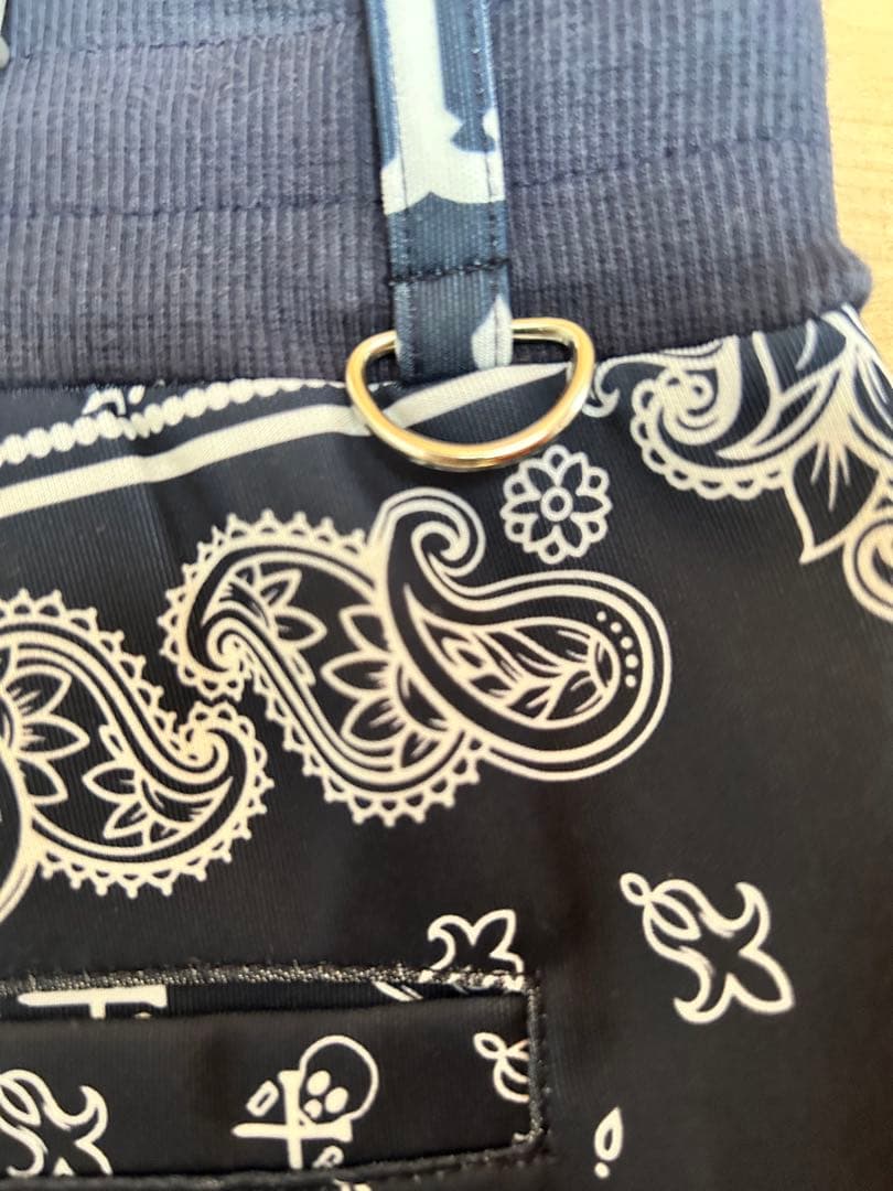 DIVINER GOLF ペイズリー ネイビー ゴルフパンツ ジャージ XL