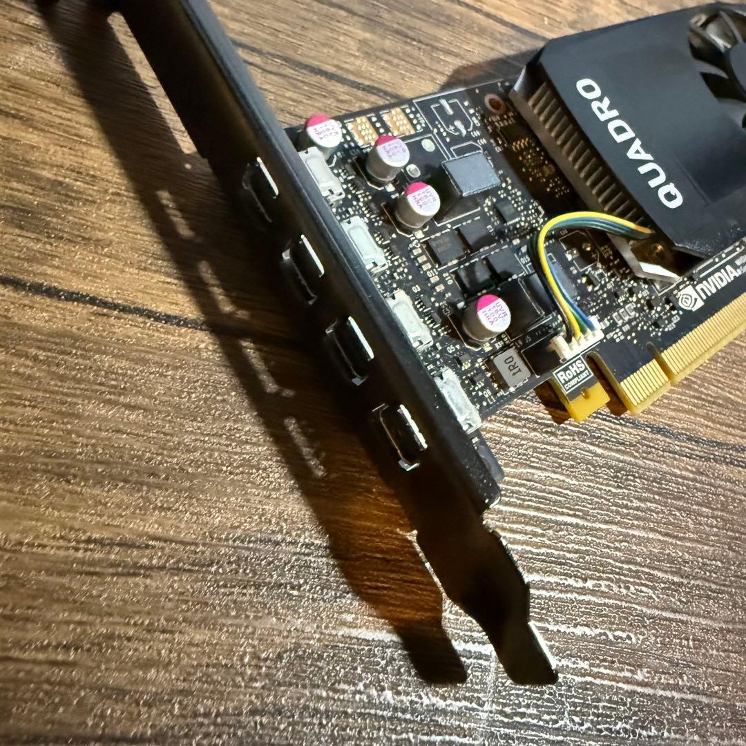 動作品 NVIDIA QUADRO P1000 グラフィックボード⑥