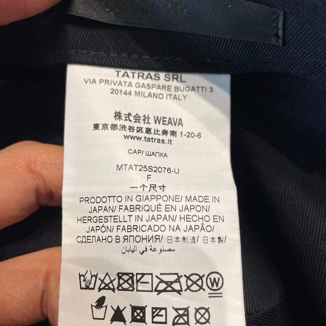 TATRAS 黒 キャップ
