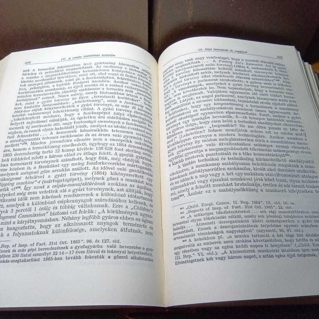 MARX A TŐKE　ハンガリー語版　マルクス　資本論　　〔全３巻セット〕