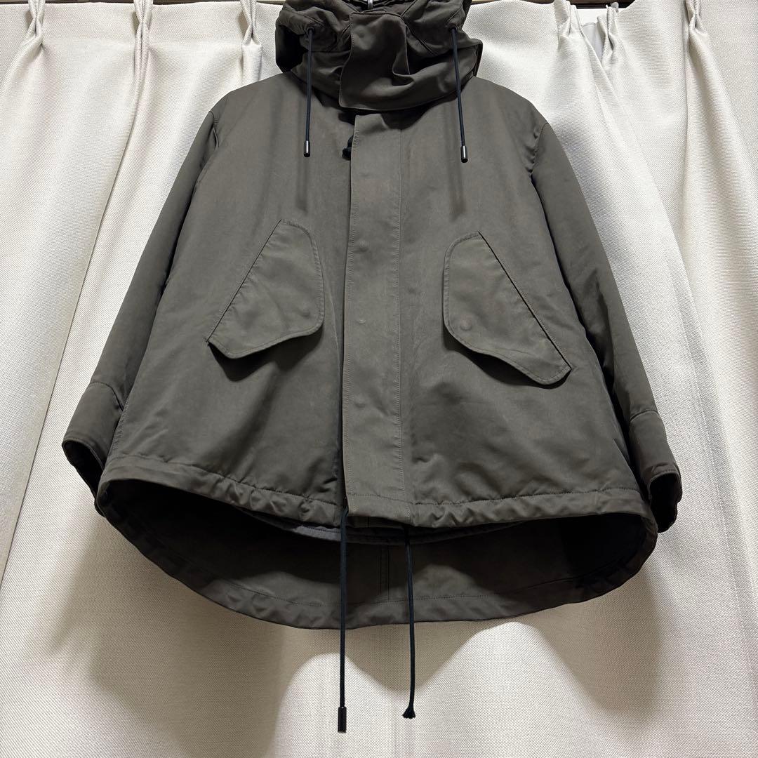 リラクス　エディション別注　ショートモッズコート　21FW オリーブ　ライナー付