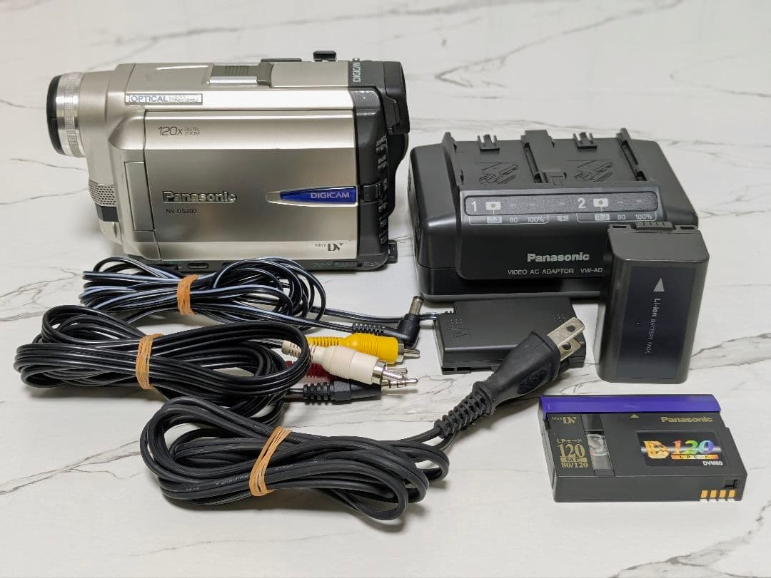 Panasonic　NV-DS200　MiniDV対応　セット