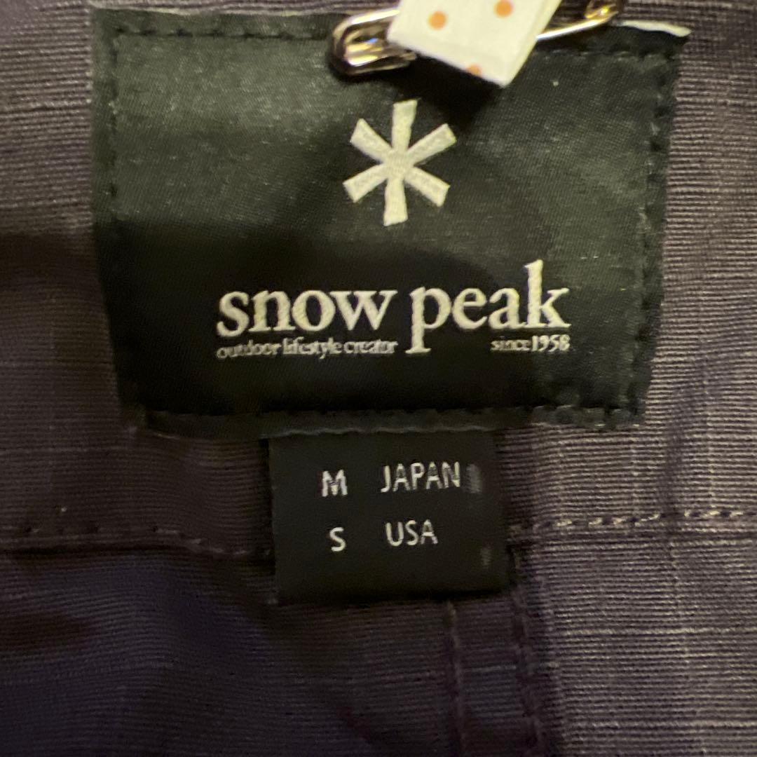 スノーピーク ダークグレー ベスト クリーニング済 おしゃれ