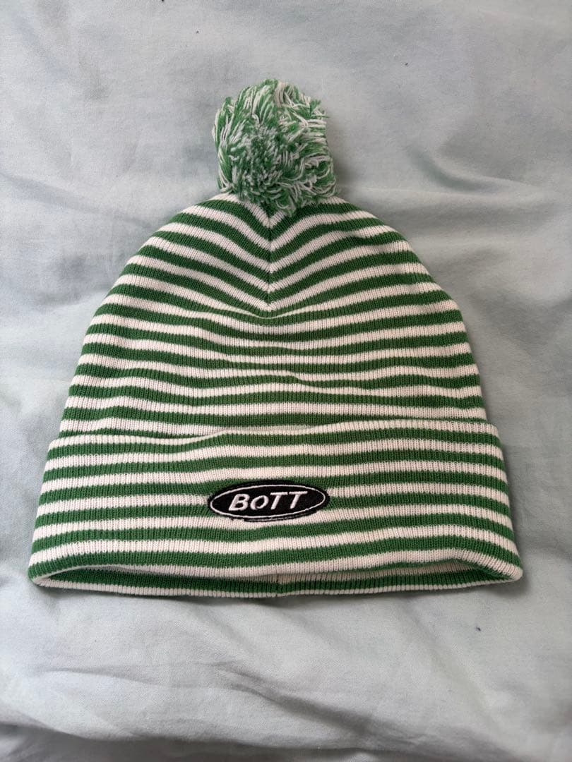 帽子 BOTT Light Logo Stripe Beanie