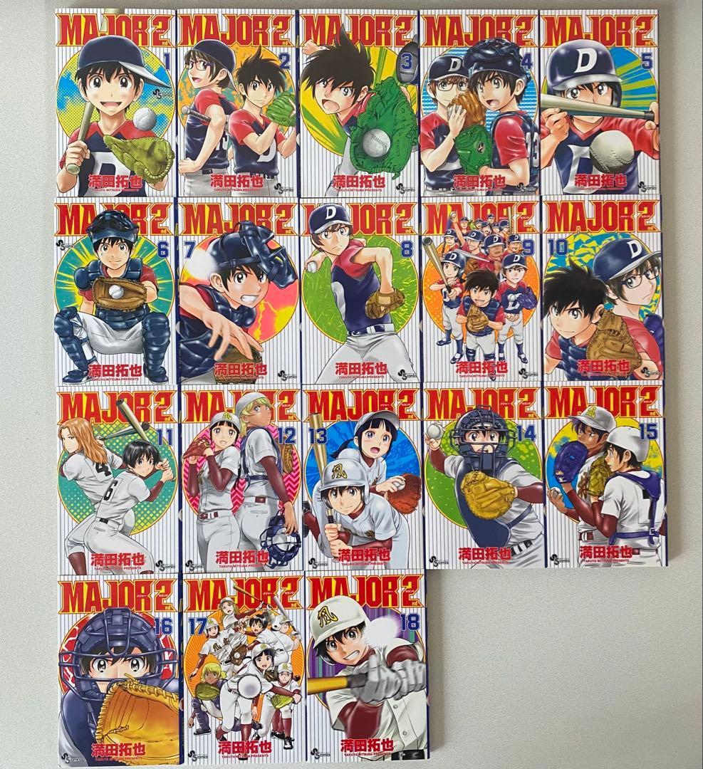 MAJOR メジャー 1～78巻［全巻］＋メジャーセカンド1〜18巻まで全96冊
