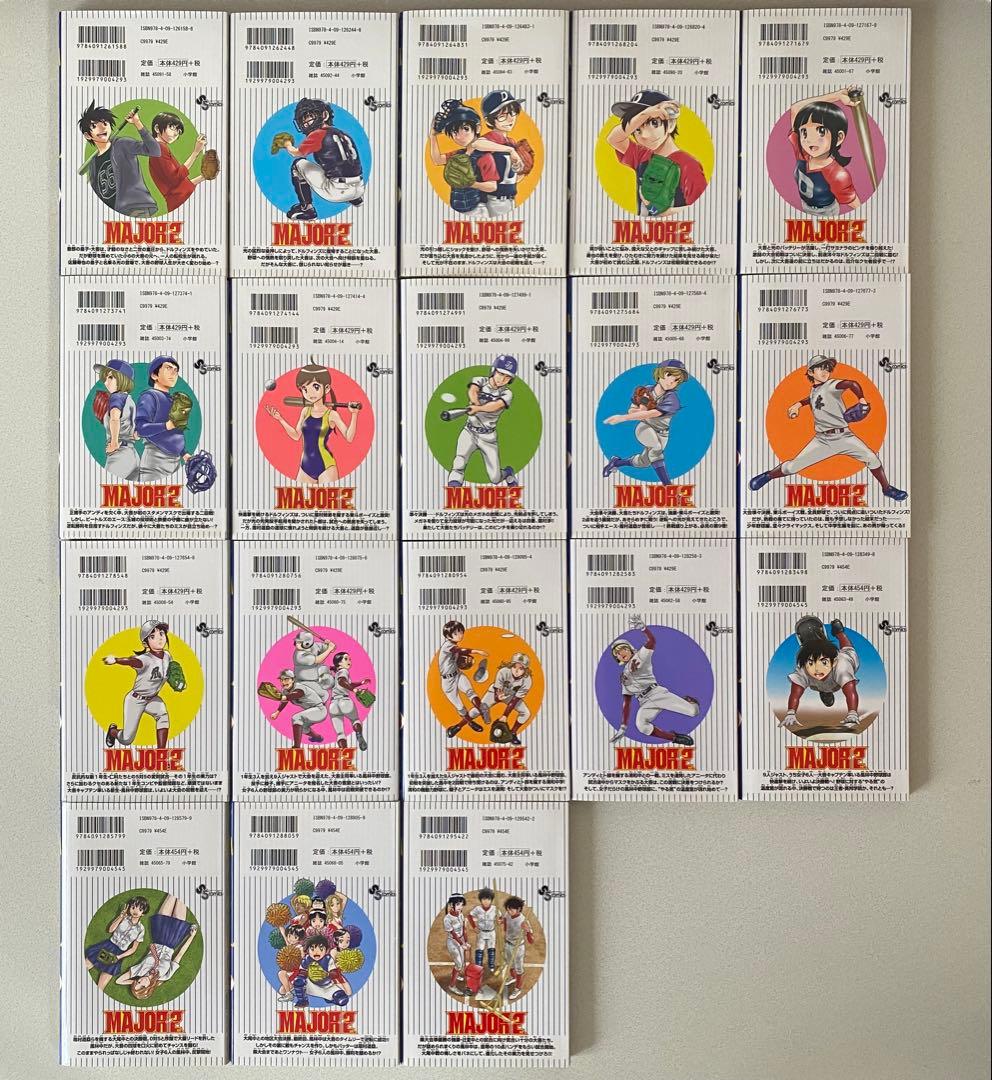 MAJOR メジャー 1～78巻［全巻］＋メジャーセカンド1〜18巻まで全96冊