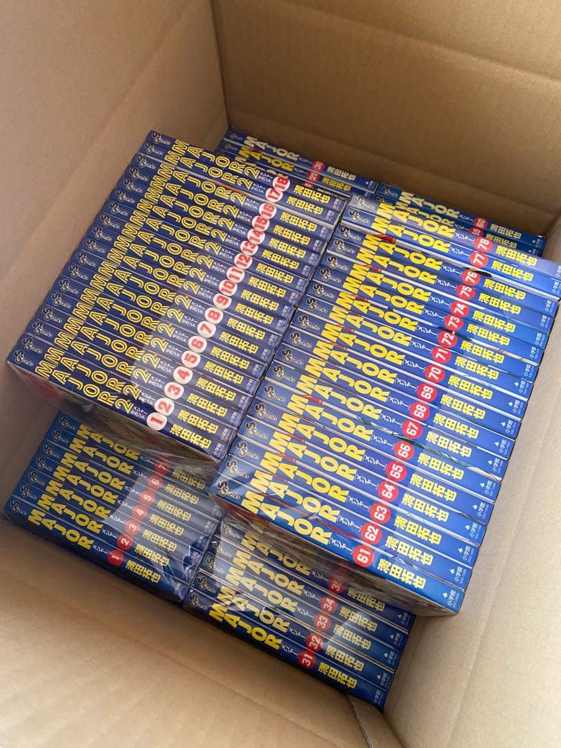MAJOR メジャー 1～78巻［全巻］＋メジャーセカンド1〜18巻まで全96冊