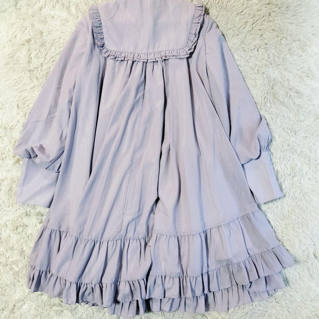 Little Dipper クラシカルロリータワンピース グレーパープル XXL