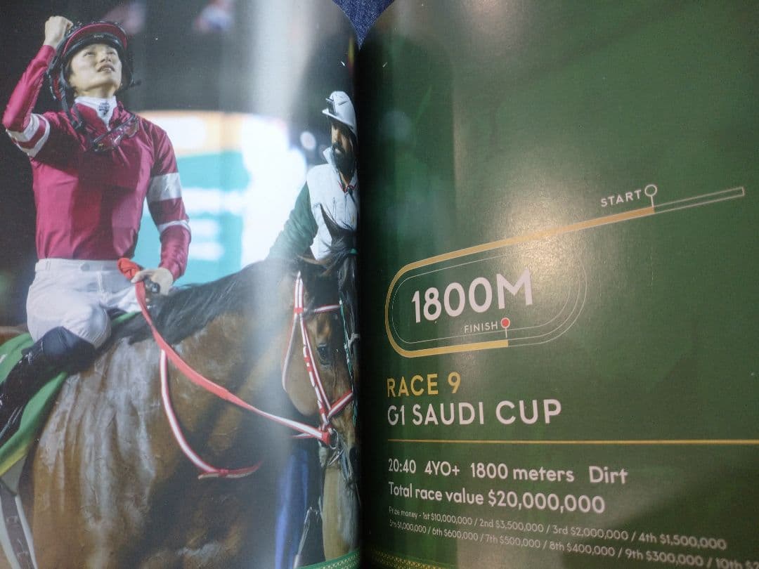 サウジカップ Saudi Cup 2026 公式プログラム 両日2点セット 新品
